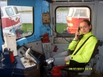 Беларусь. Брест. Музей паровозов. Он был уже закрыт, так что мы были единственными посетителями