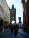 Чехия. Прага. На Карловом мосту