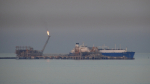 Персидский залив. Нефтяная платформа