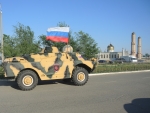 Байконур. Тут есть и такая полиция.