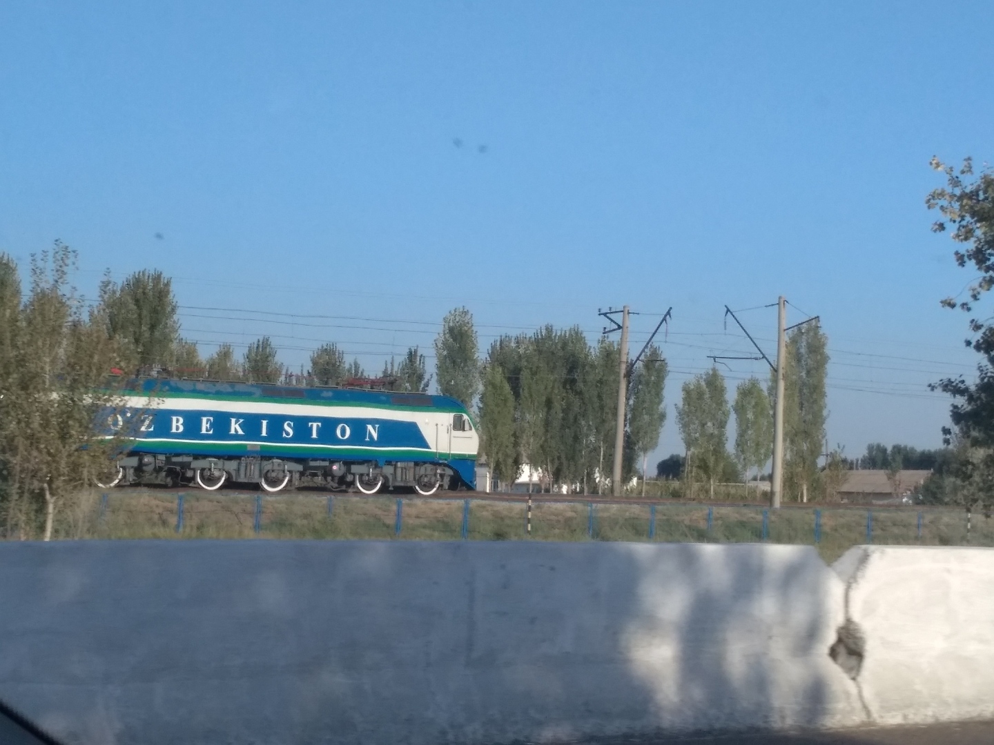Поезд в Узбекистане